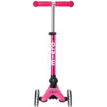 Самокат MICRO серии Mini Deluxe Foldable LED Pink (MMD197)