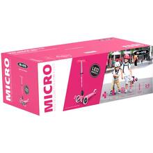 Самокат MICRO серии Mini Deluxe Foldable LED Pink (MMD197)