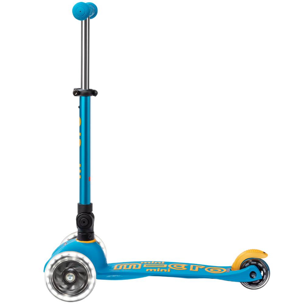 Самокат MICRO серії Mini Deluxe Foldable LED Blue Ocean (MMD200) Тип міський