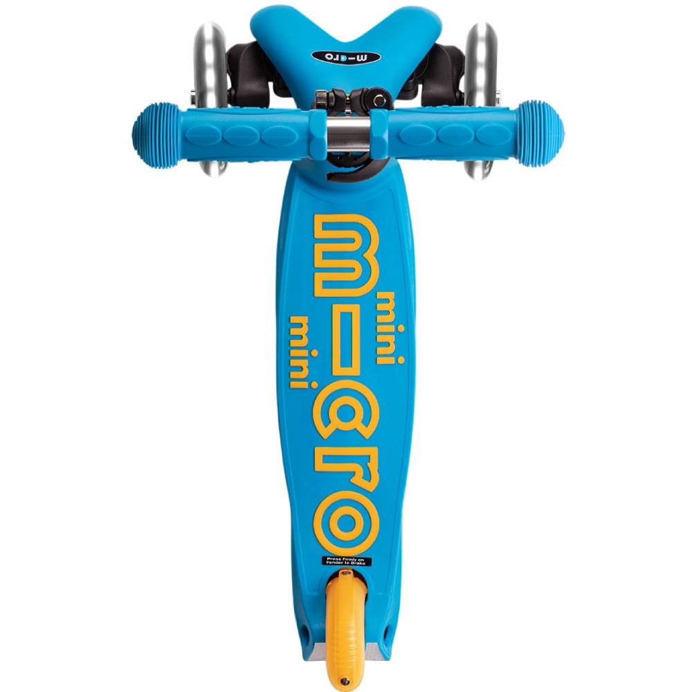 Зовнішній вигляд Самокат MICRO серії Mini Deluxe Foldable LED Blue Ocean (MMD200)