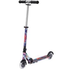 Самокат MICRO серии Sprite Glow LED Art Collection Космос (SA0299)