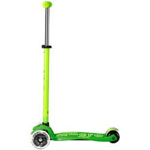 Самокат MICRO серии Maxi Deluxe Neon LED Green Parrot (MMD232)