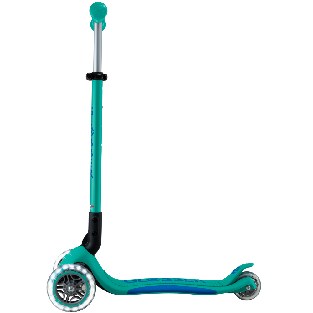 Самокат GLOBBER ELITE LIGHTS смарагдово-зелений (439-607-3) Матеріал рами сталь