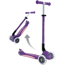 Самокат GLOBBER ELITE LIGHTS фіолетово-рожевий (439-603-3)