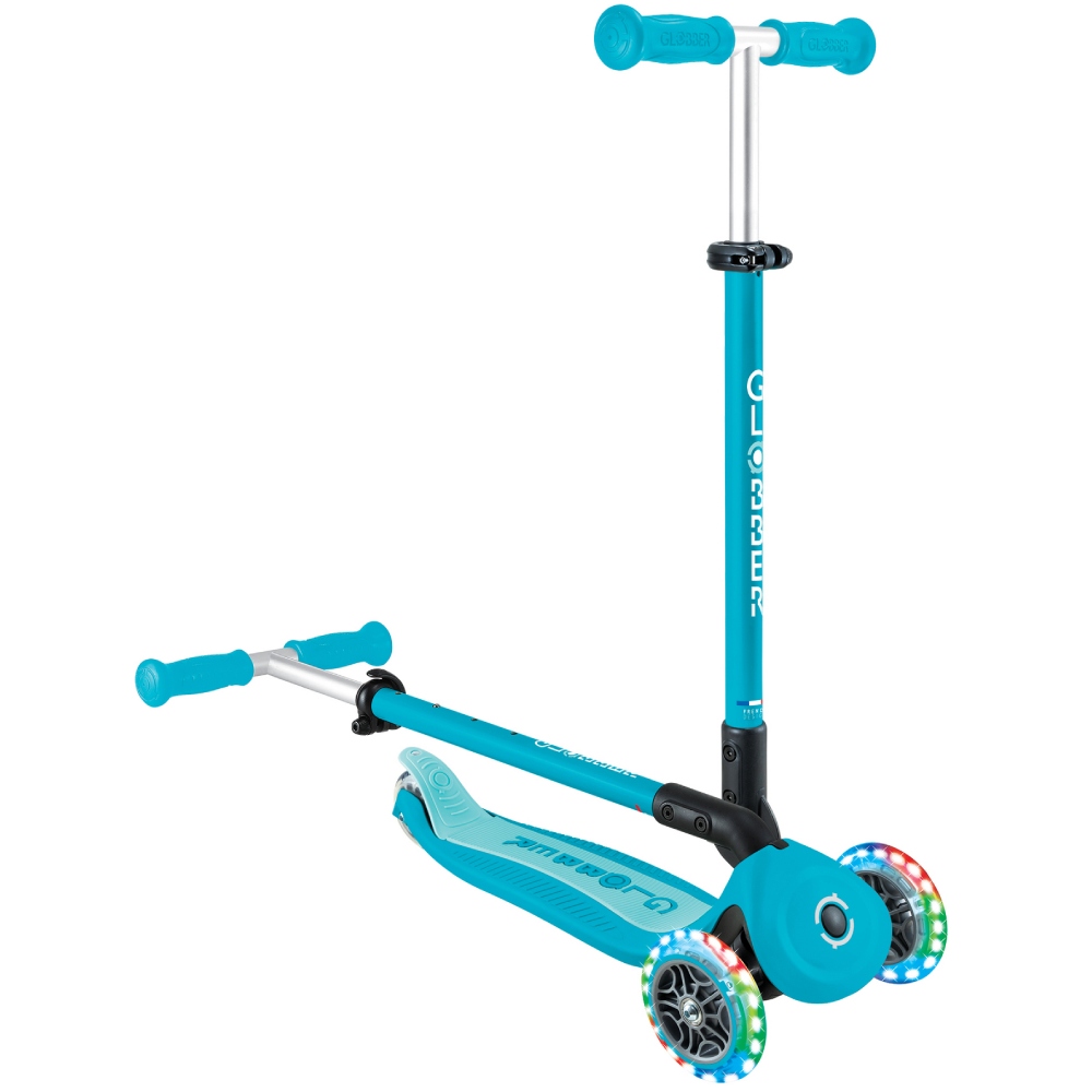 Покупка Самокат GLOBBER GO UP ACTIVE LIGHTS 360 Aqua (749-300)