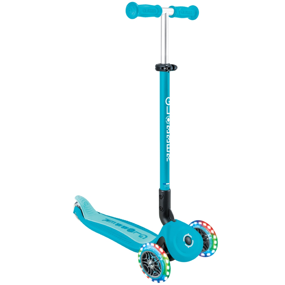 Фото Самокат GLOBBER GO UP ACTIVE LIGHTS 360 Aqua (749-300)
