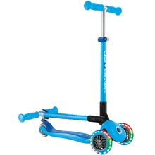 Самокат GLOBBER PRIMO FOLDABLE LIGHTS Sky Blue (432-101-3)