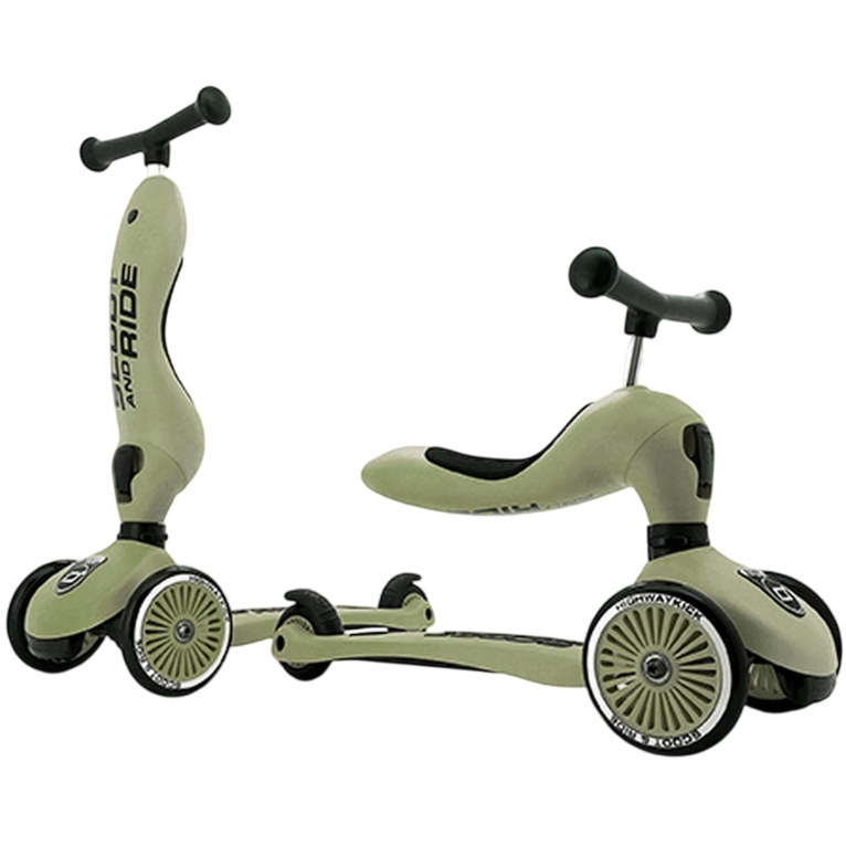 Зовнішній вигляд Самокат SCOOT&RIDE Highwaykick 1 Olive (SR-160629-OLIVE)