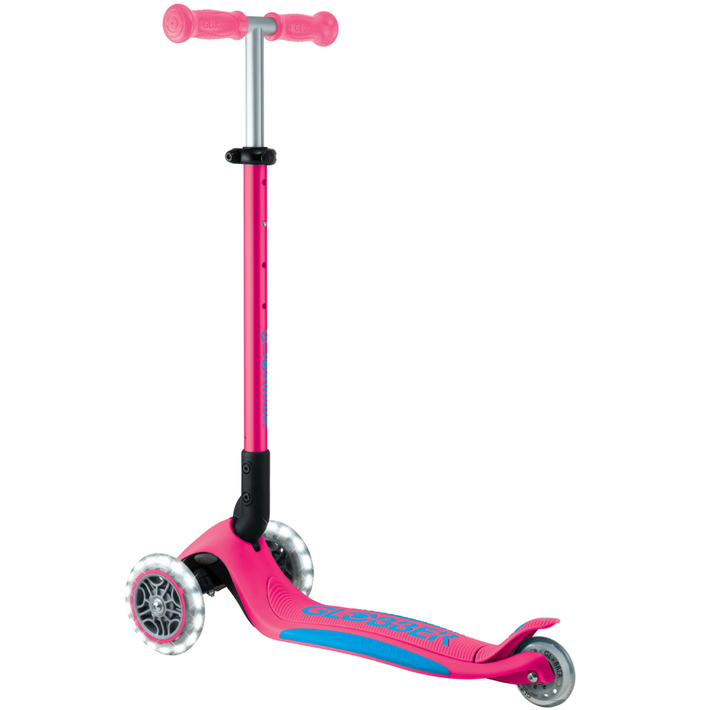 Самокат GLOBBER ELITE LIGHTS Fuchsia (439-610-3) Колір рожевий