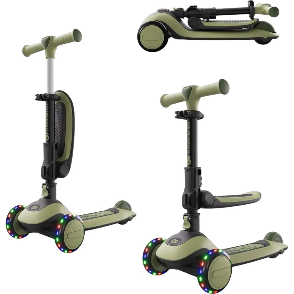 【HIROさん専用】UNHALFDRAWING LIGHTWEIGHT Самокат KINDERKRAFT Halley 2 Grassland Green (KRHALL02GRE0000