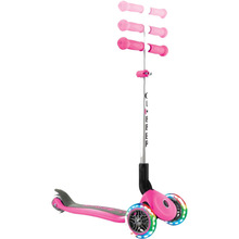 Самокат GLOBBER PRIMO FOLDABLE LIGHTS Pink (432-110-2)