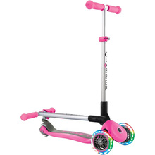 Самокат GLOBBER PRIMO FOLDABLE LIGHTS Pink (432-110-2)
