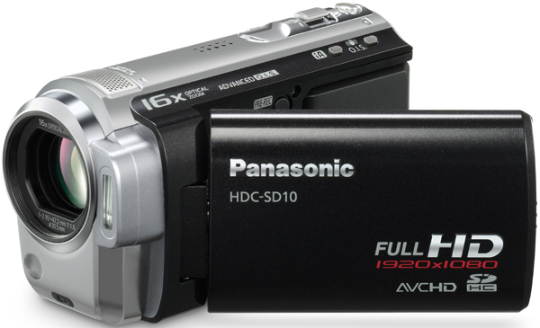 HDV-камерa PANASONIC HDC-SD10EE-K