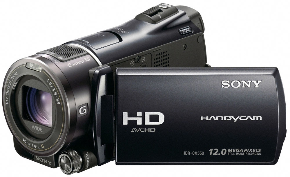 Відеокамера Full HD з флеш-пам'яттю SONY HDR-CX550E