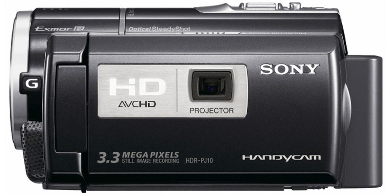 Камера Full HD с флэш-памятью SONY HDR-PJ10EB Размер матрицы 1/4