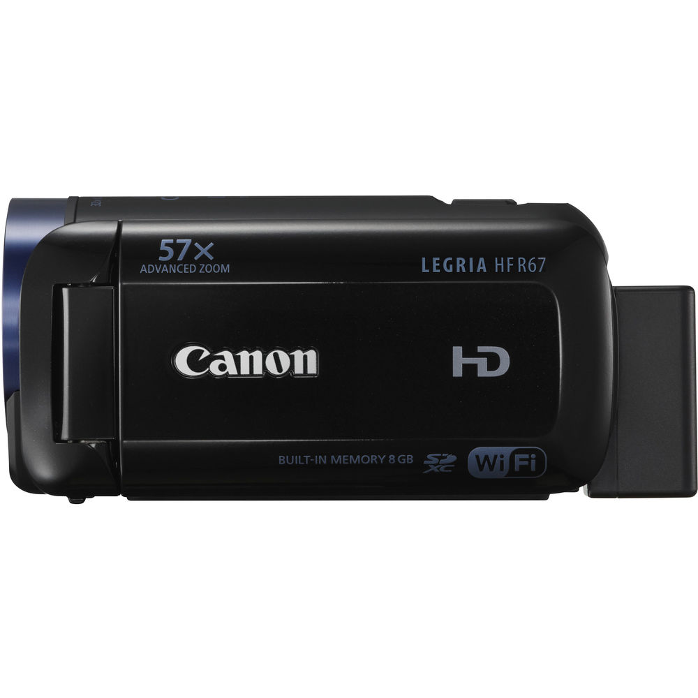 Відеокамера CANON HF R67 Black Формат Flash