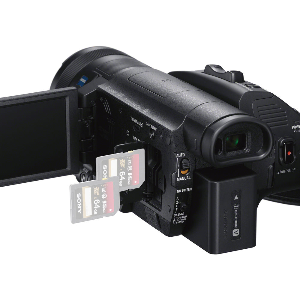 Зовнішній вигляд Відеокамера SONY Handycam FDR-AX700 Black (FDRAX700B.CEE)