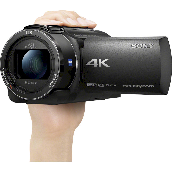 Фото Видеокамера SONY Handycam FDR-AX43 Black (FDRAX43B.CEE)