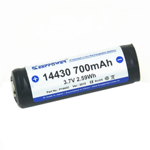 Аккумулятор Keeppower 14430, 700 mAh, 3.7B, Li-ion