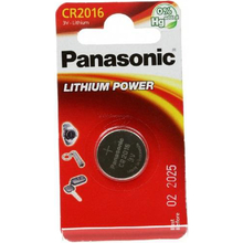 Батарейка PANASONIC CR-2016 Lithium, 3V (CR-2016EL/1B)