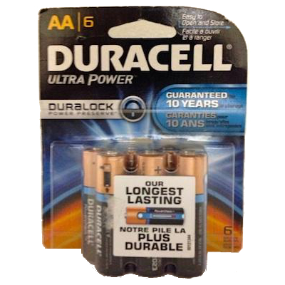 Батарейка DURACELL Ultra Power AA/LR6/MN1500