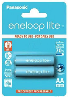 Аккумулятор ENELOOP Panasonic Lite R6/AA 950mAh 2bl