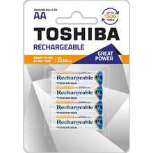 Акумулятор TOSHIBA Ready to Use Ni-MH R6 (2250mAh) 4шт.