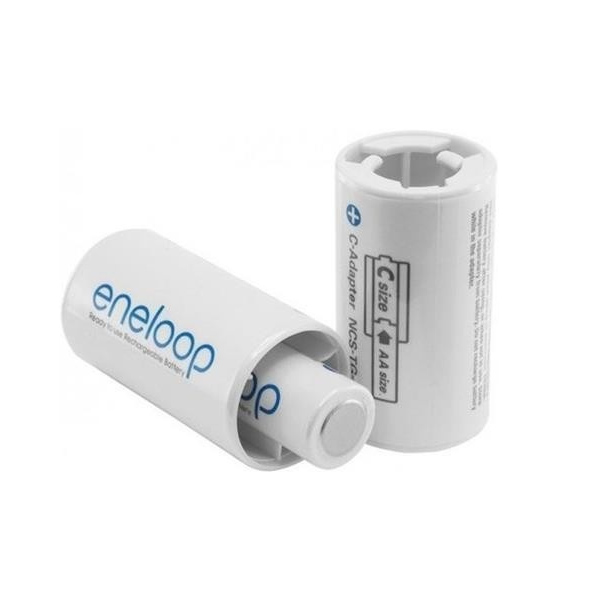 

Адаптер переходник PANASONIC Eneloop с типа AA на C 2BP, Eneloop с типа AA на C 2BP