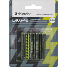 Батарейки DEFENDER LR03-4B AAA (56002)