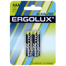 Батарейки ERGOLUX LR 03 / 2 BL Alkaline (LR03 BL-2)