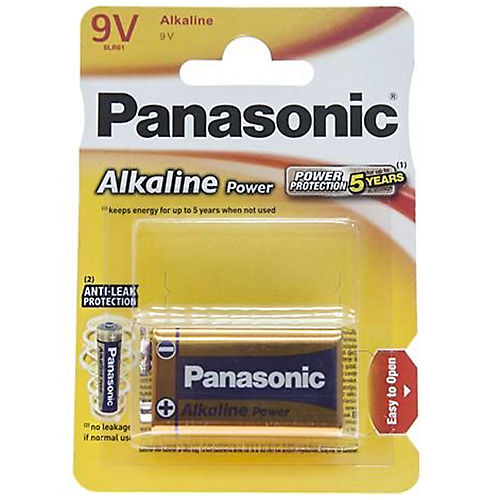 Батарейка PANASONIC 6LR61 / 1BL Alkaline Power Bronze (6LR61REB/1BP)