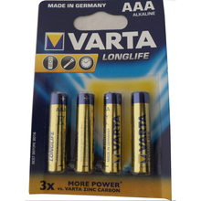 Батарейки VARTA 4103 (LR03) EXTRA LongLife 1х4 шт.