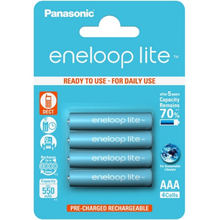 Аккумуляторы ENELOOP Panasonic Lite R03/AAA 550mAh 4bl (BK-4LCCE/4BE)