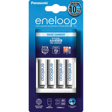 Зарядное устройство ENELOOP Panasonic Basic Charger New + 4хAAA 750 mAh (K-KJ51MCC04E)