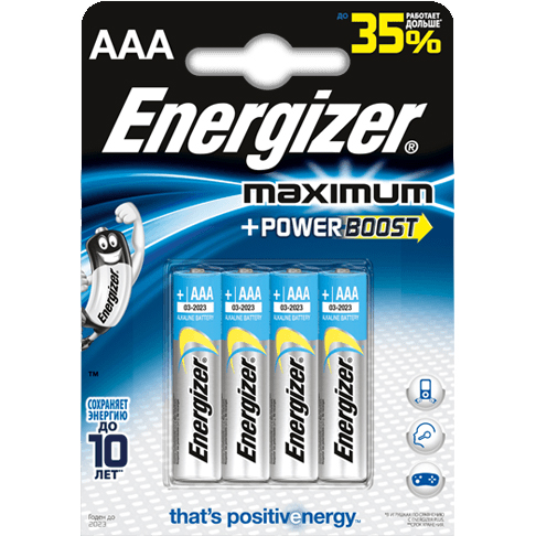 Батарейки ENERGIZER Maximum FSB4 ( 4 шт.) (638437)