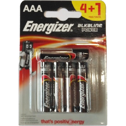 Батарейки ENERGIZER Power E92 BP5 ( 4+1 шт.) (E300483600)