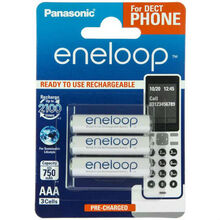 Аккумуляторы ENELOOP Panasonic R03/AAA 750mAh 3bl DectSeries