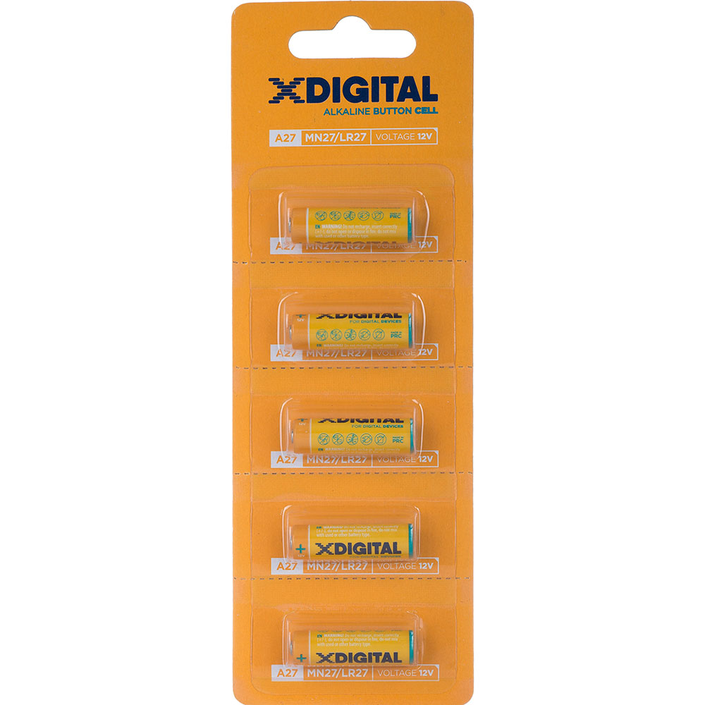 Батарейки X-DIGITAL A27 (12V) 1х5 шт