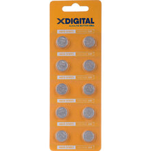 Батарейки X-DIGITAL AG13 (V357) 1х10 шт