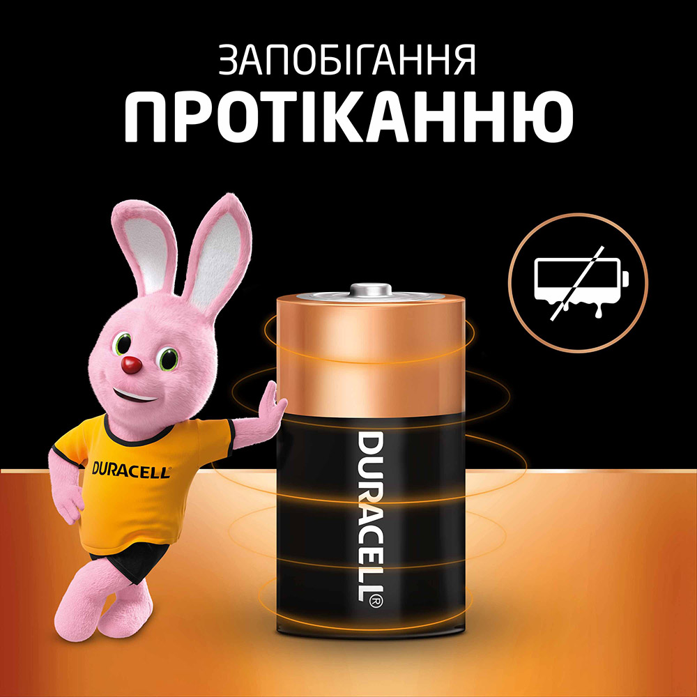 Зовнішній вигляд Батарейки Duracell D LR20/MN1300 2 шт (81545439)