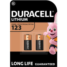 Батарейки DURACELL DL 123 литиевые 2 шт (5002979)