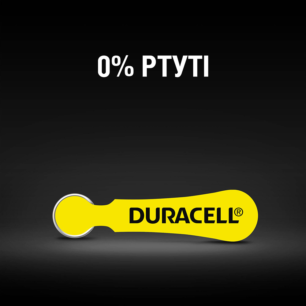 Батарейка DURACELL HA 10 (81546854) 6 шт. Размер батареи таблетка PR