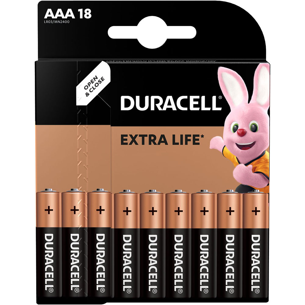 Лужні батареї Duracell AAA 18 шт (5002779)