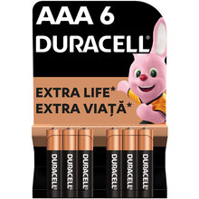Лужні батарейки DURACELL AAA 6 шт (81545427)