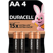 Щелочные батарейки Duracell AA 4 шт (81545403)