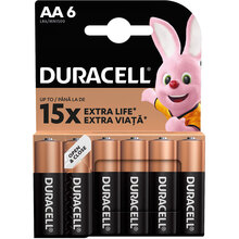 Лужні батарейки DURACELL AA 6 шт (81545408)