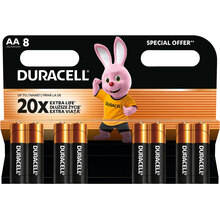 Лужні батарейки DURACELL AA 8 шт (81545410)