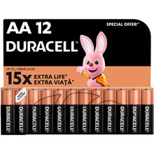 Лужні батареї Duracell AA 12 шт (81545412)