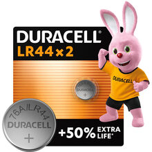 Спеціалізована лужна батарейка DURACELL LR44 (76A/A76/V13GA) 2 шт (5002121)