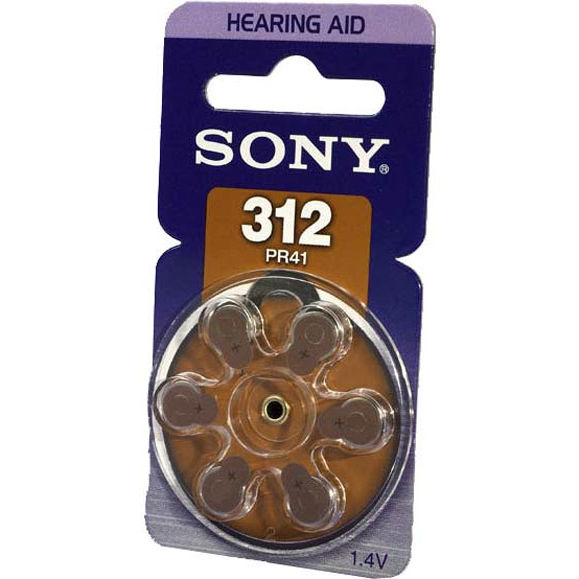 Батарейка SONY PR312D6A 6 шт (PR312D6A/PR312D6N)